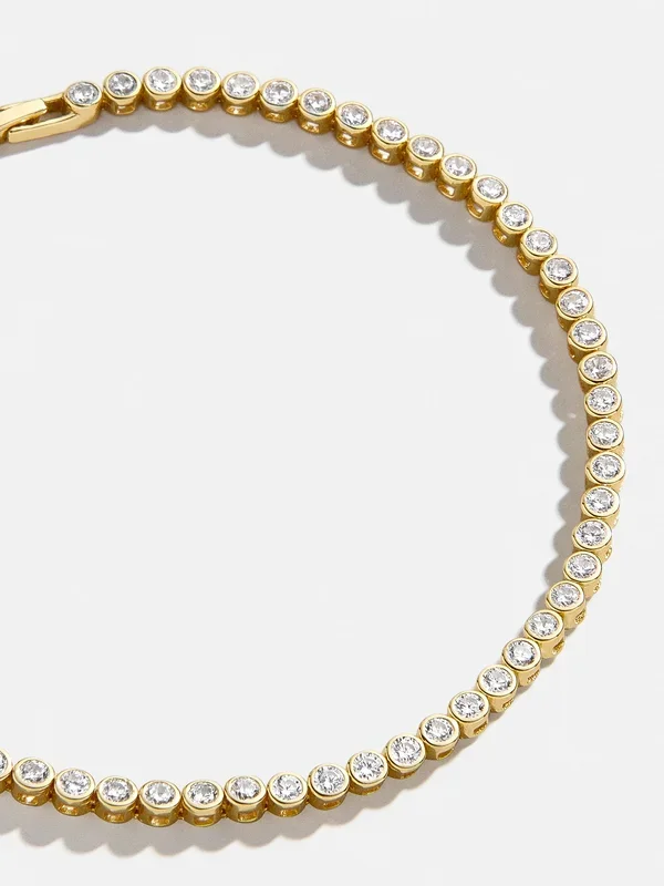 Amalie Tennis Bracelet – Round Bezel