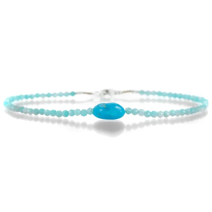 Amazonite and Turquoise Bracelet