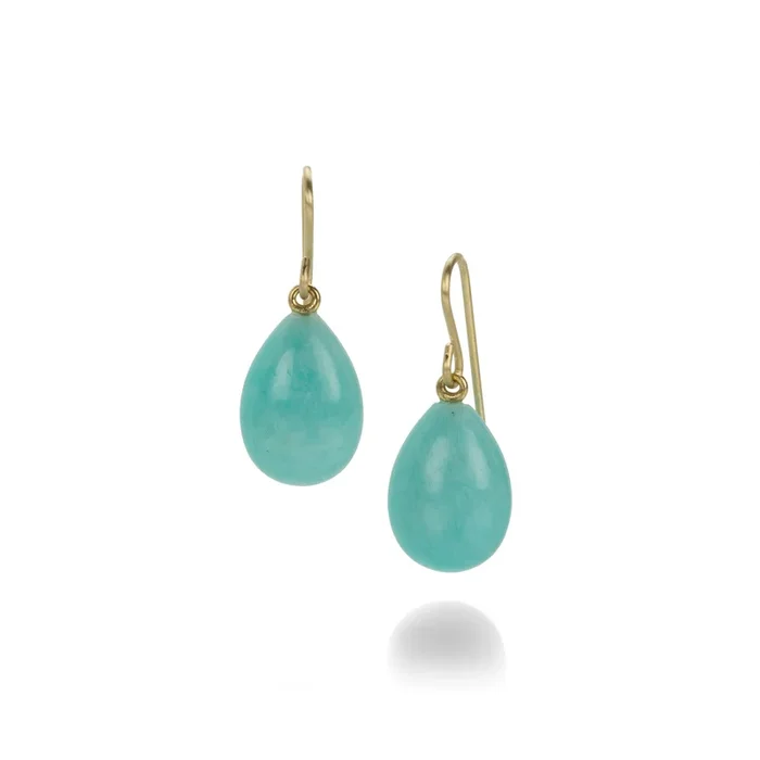 Amazonite Teardrop Earring