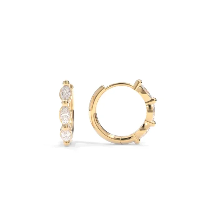 Amelia Petite Huggies – Lab Grown Diamonds