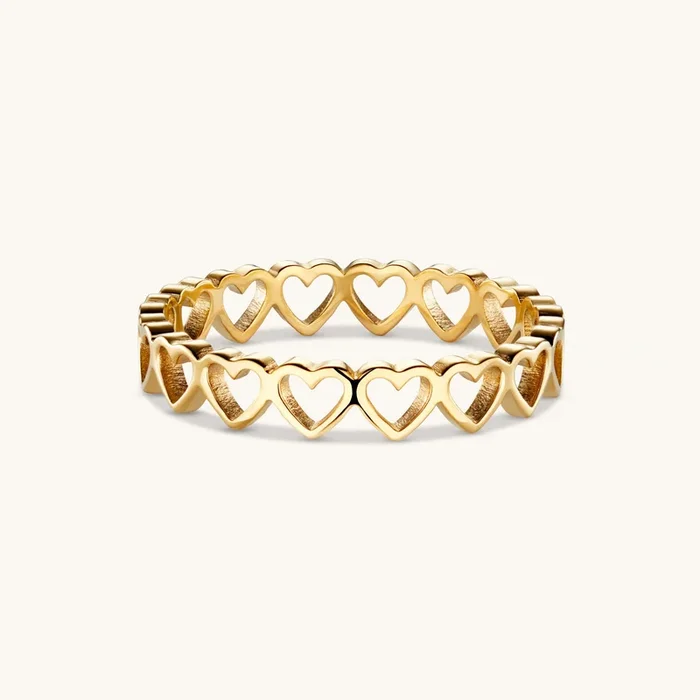 Amore Eternity Ring Gold