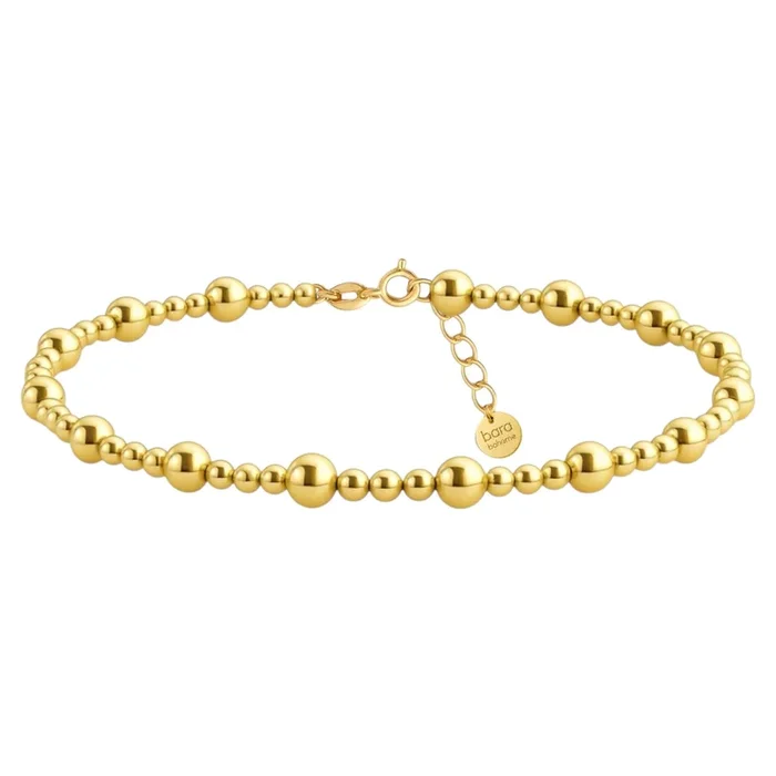 Angelina | Gold Filled Beaded Anklet