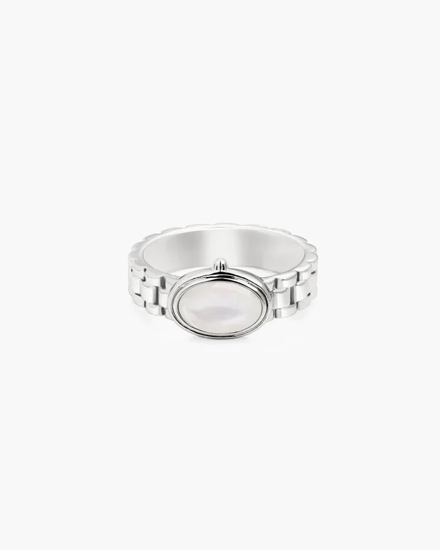 Anillo para correa de reloj en plata