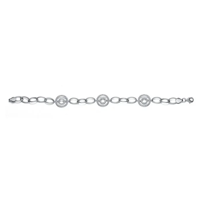 Annette Circle Micro Pave Bracelet