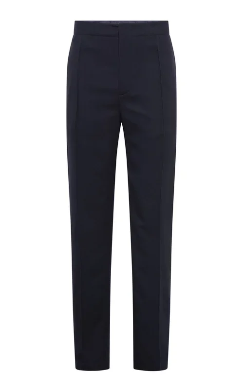 Antoine Trouser in Dark Navy Virgin Wool