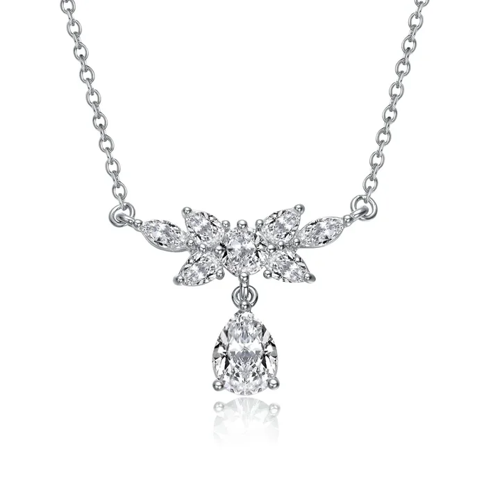 Antoinette Midi Couture Teardrop Necklace