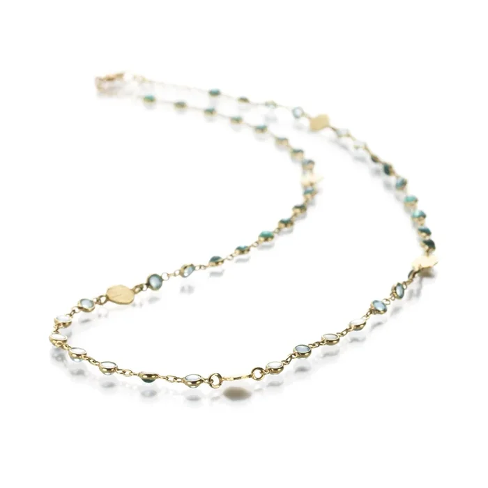 Apatite Slice Necklace
