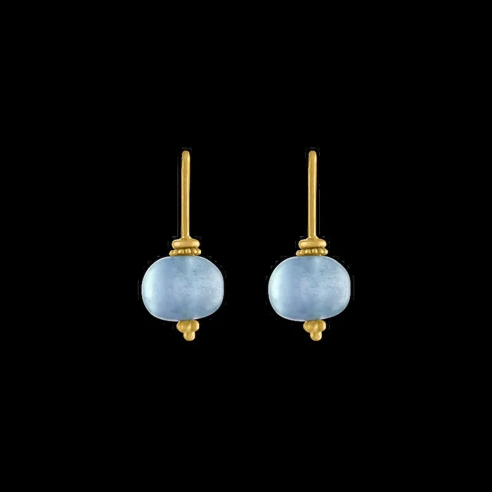 Aquamarine Baby Linea Earrings