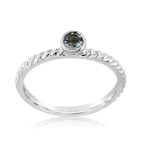 Aquamarine Stack Ring