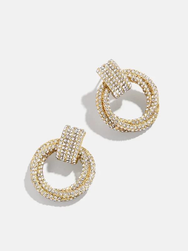 Arabella Earrings – Gold/Pavé