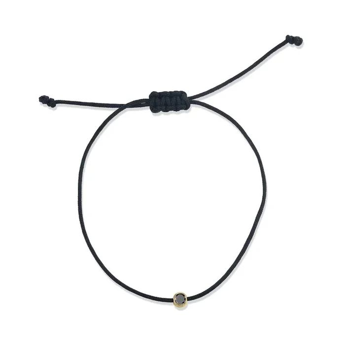 Archive Black Diamond Friendship Bracelet, Black