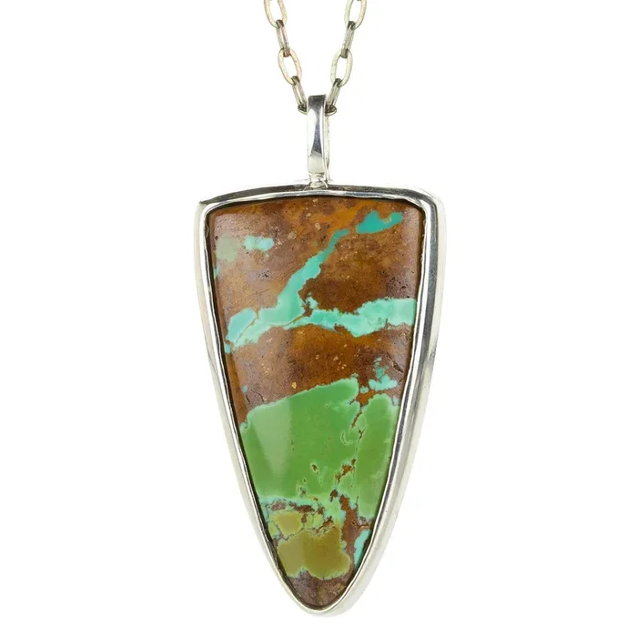 Arizona Turquoise Arrowhead Pendant Necklace