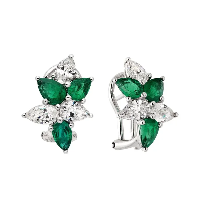 Artemisia Emerald Stud Earrings