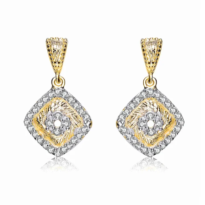 Aubrey Square Drop Last Pair Earrings