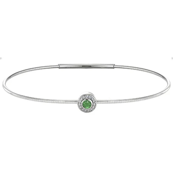 August Birthstone Bangle