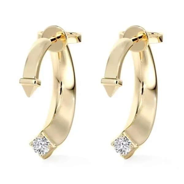 Avaanti Diamond Arc Earrings