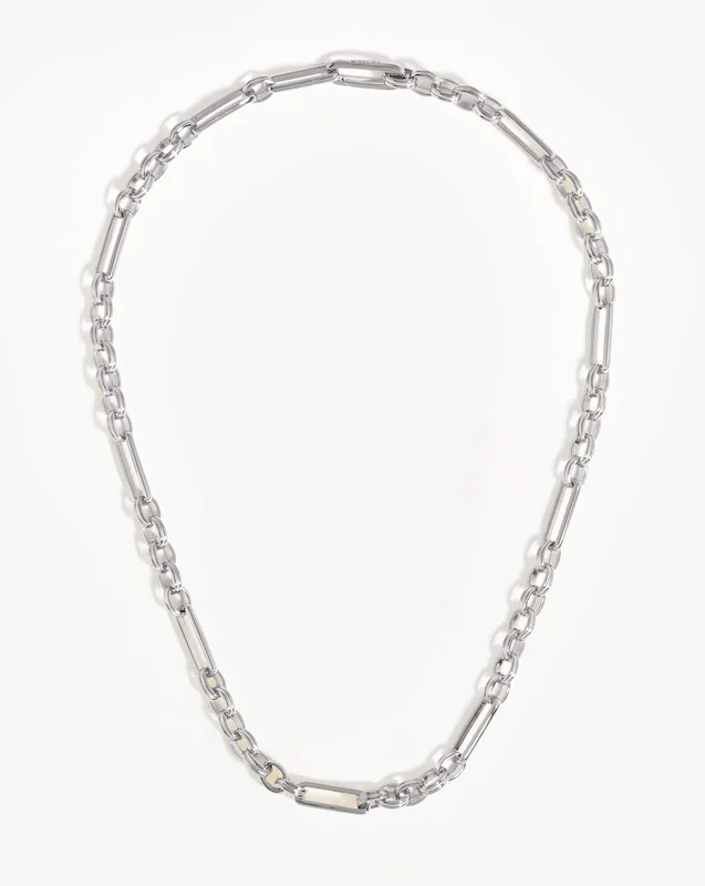 Axiom Chain Necklace | Silver Plated