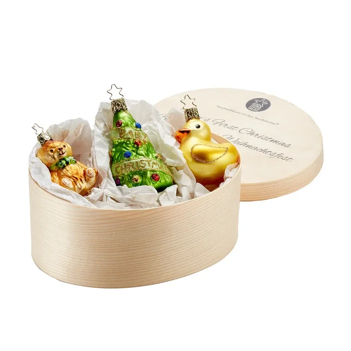 Baby’s First Christmas Ornaments, Set of 3