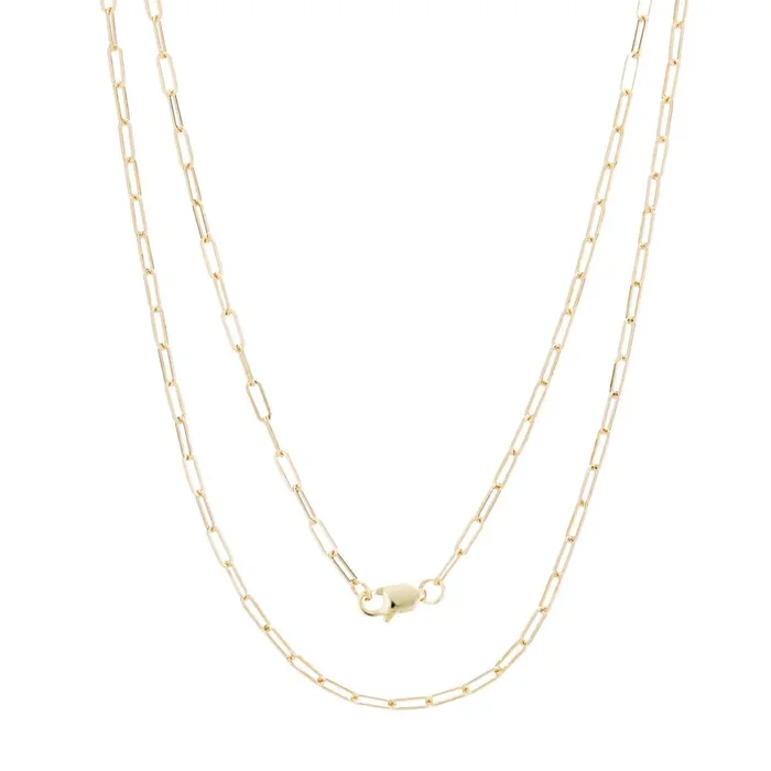 Baby Flat Link Chain Necklace