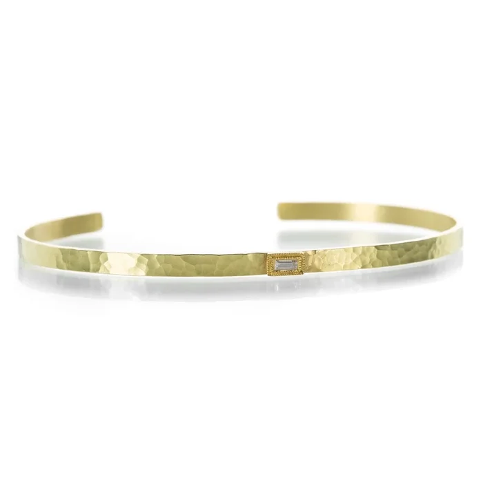 Baguette Diamond Cuff