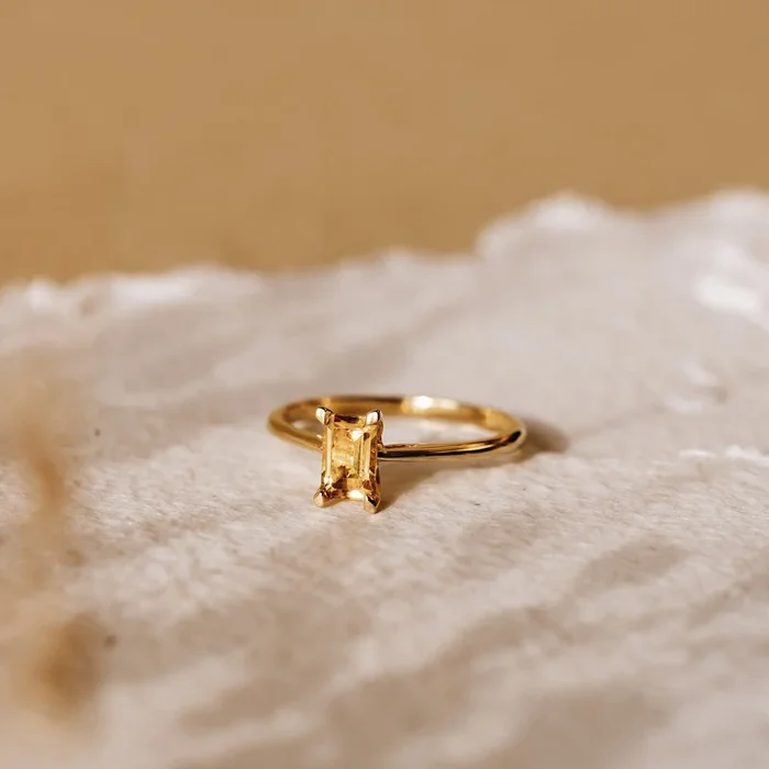 Baguette Ring Citrine – Charlotte