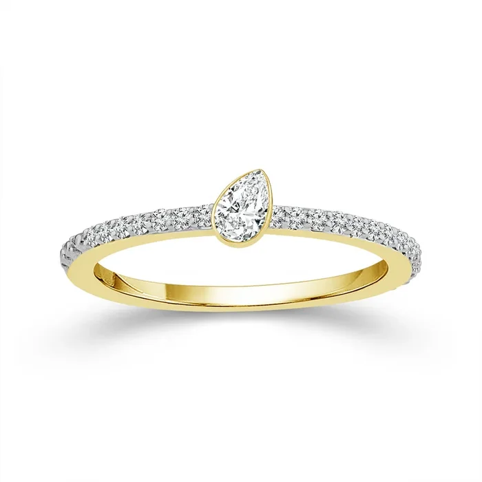 Bandables® Diamond Pear Lustre Drop Band