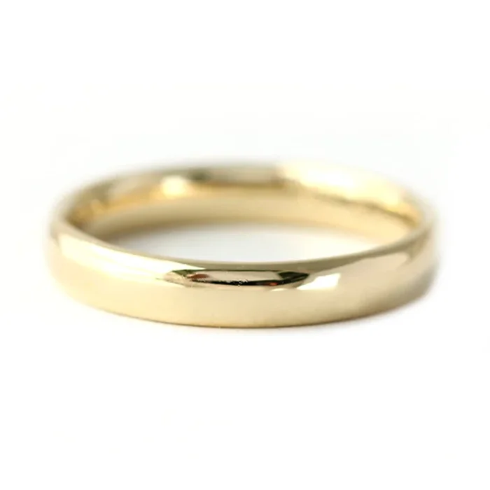 Basic Wedding Band – Comfort Fit Gold Wedding Band