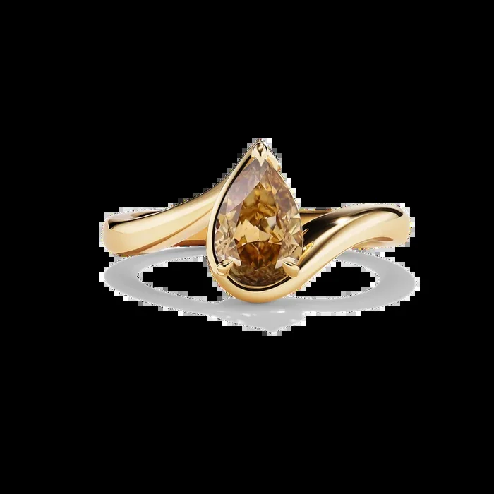 BB TALIA BROWN DIAMOND PINKY RING