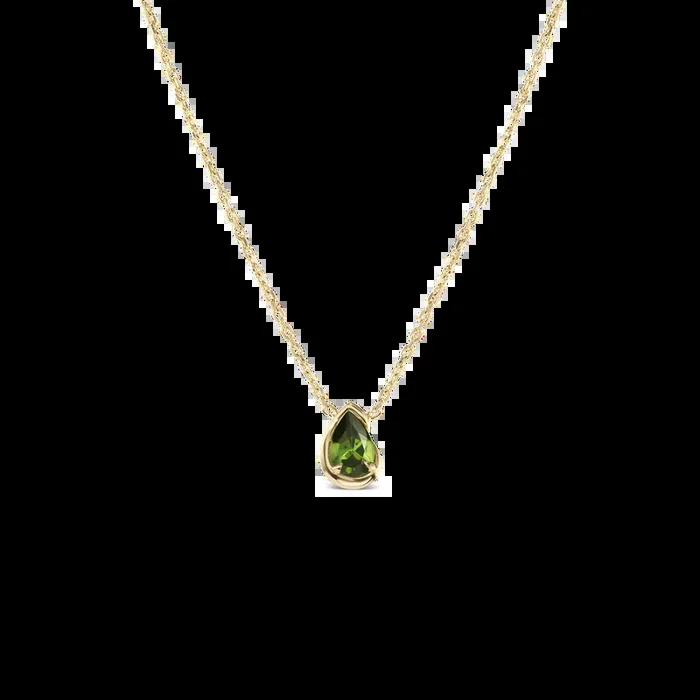 BB THELMA GREEN TOURMALINE NECKLACE