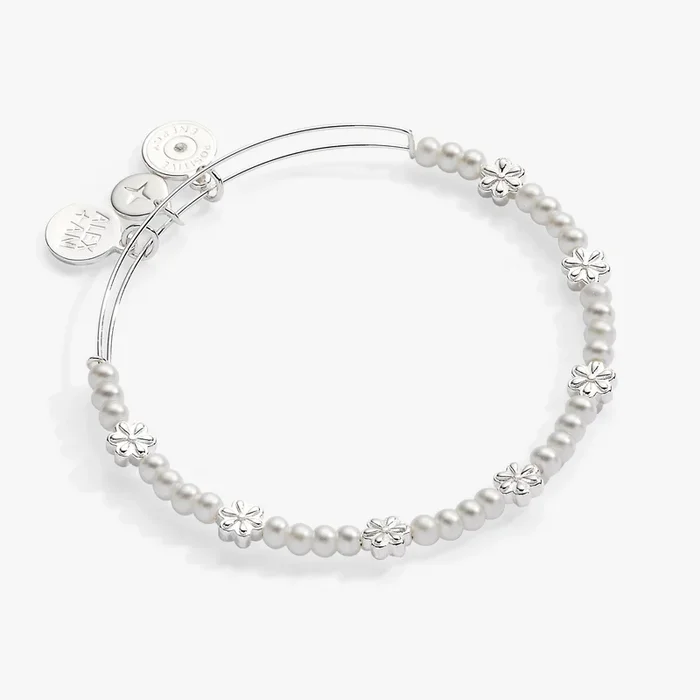 Beaded Daisy Bangle