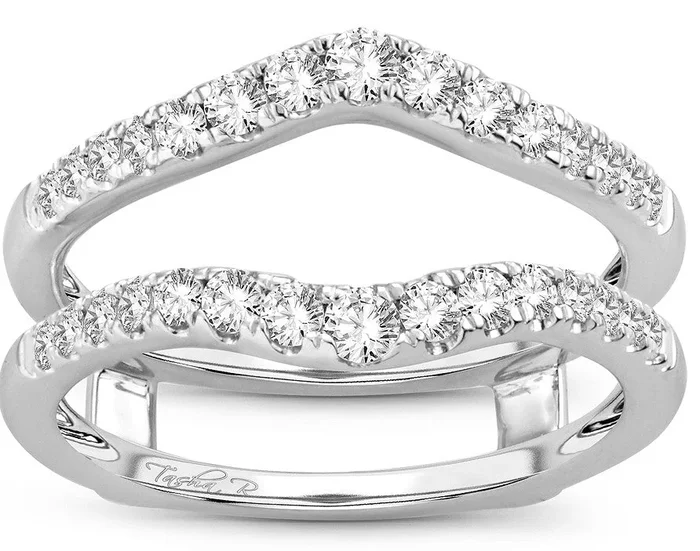 Beautiful 14K 0.50CT Diamond RING GUARD