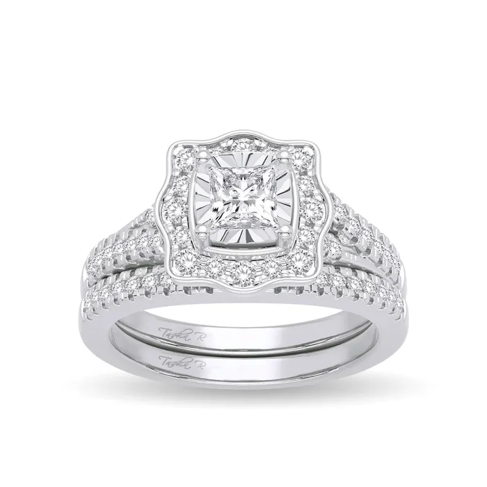 Beautiful 14K 0.62CT Diamond Bridal Ring