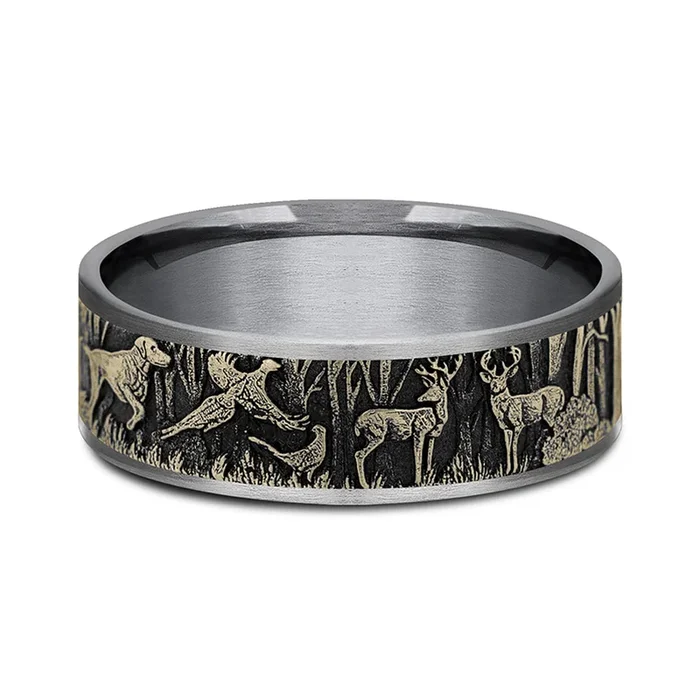 Benchmark® Wildlife Tantalum Men’s Band