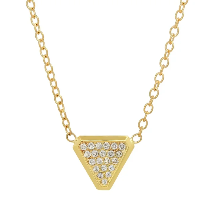 Benitoite Diamond Necklace
