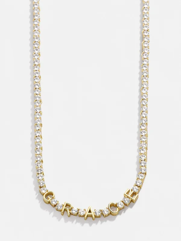 Bennett Custom Tennis Necklace – Standard