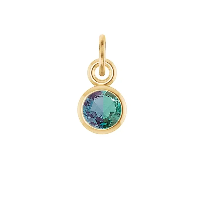 Bezel-Set Alexandrite Birthstone Charm