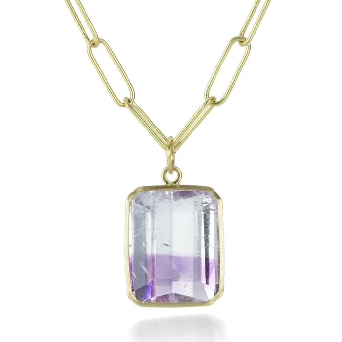 Bi Color Amethyst Pendant (Pendant Only)