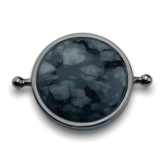 Black Black Picasso Round Crystal Element