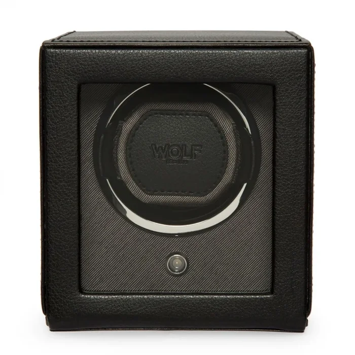 Black Cub Watch Winder With Cover