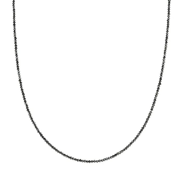 Black Diamond Noir Beaded Necklace