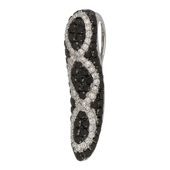 Black Diamond Pendant (Black Diamond 0.79 cts. White Diamond 0.24 cts.)
