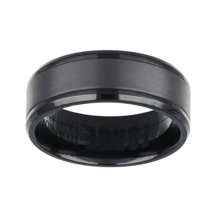 Black Titanium/Tantalum Men’s Ring