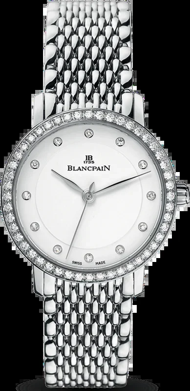 Blancpain Villeret Ultraplate with White Dial and Stainless Steel 29.2mm