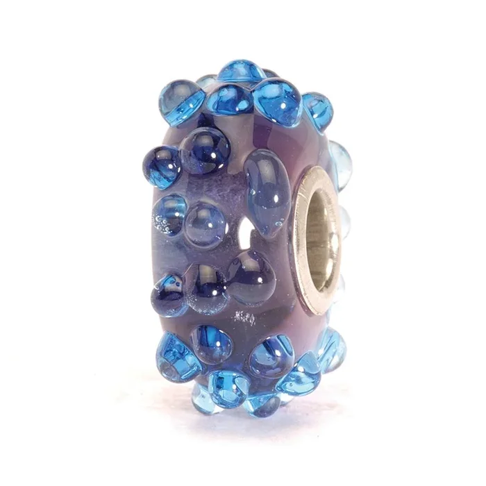 Blue Fizz Glass Trollbead