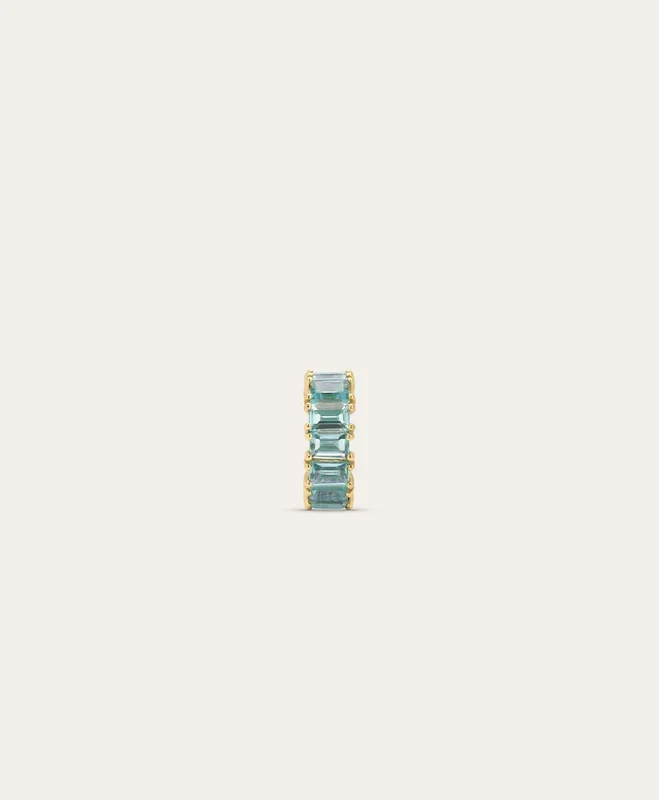 Blue Topaz Baguette Big Bead