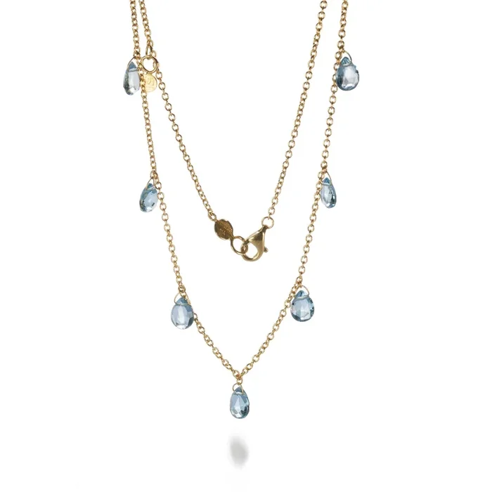 Blue Topaz Necklace