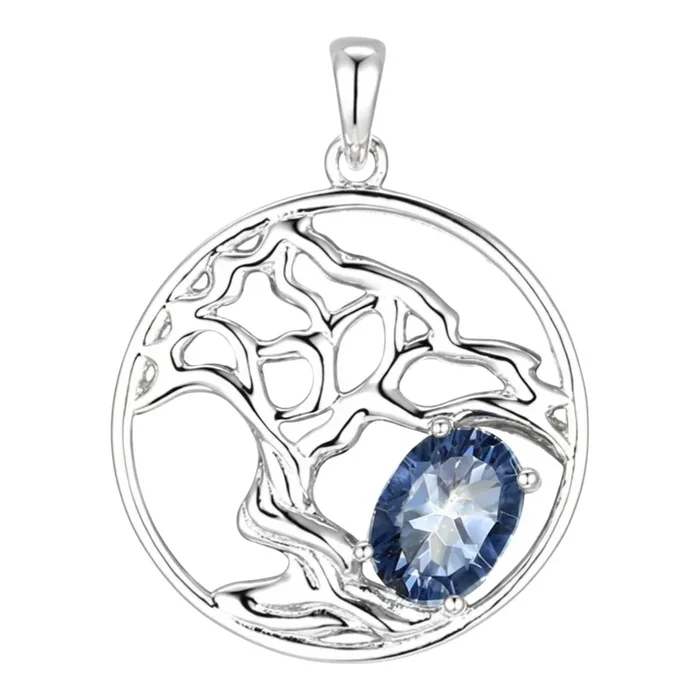 Blue Topaz Pendant (Blue Topaz 1.4 cts.)