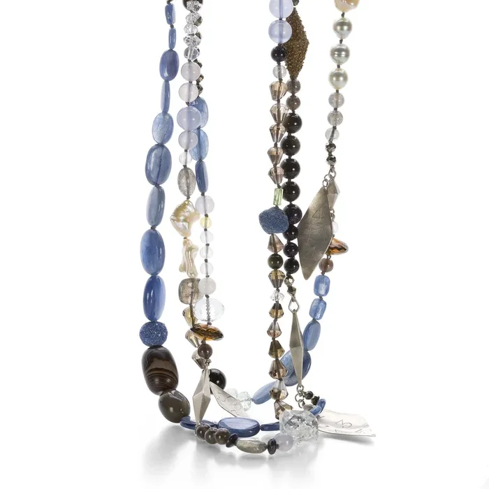 Blues and Numbers Story Necklace