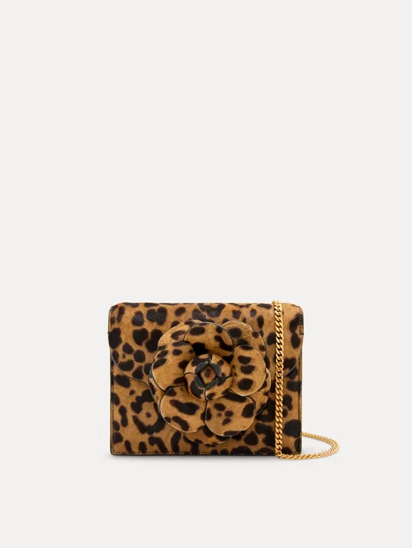 Bolso TRO Mini De Piel De Becerro Estampado Jaguar