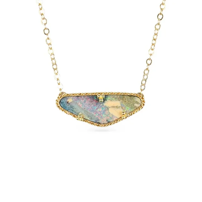 Boulder Opal Color Wash Necklace